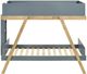 Coaster® Frankie Natural/Van Courtland Blue Twin Over Twin Bunk Bed-1
