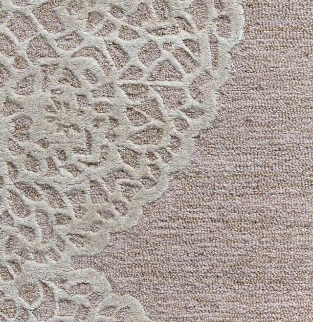 Rizzy Home Dimension Taupe 5' x 8' Rug-3