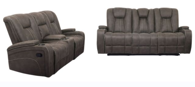 Steve Silver Co. Marlow 2-Piece Sand Manual Reclining Seating Set-0
