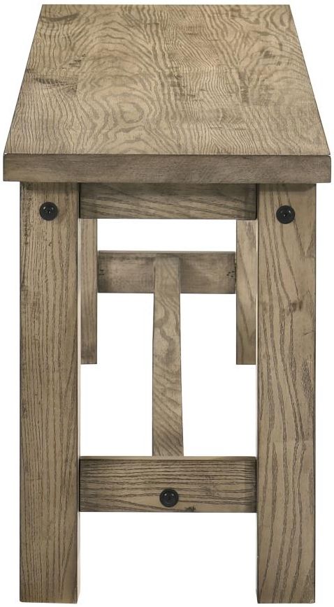 Coaster® Cardova Vineyard Oak Solid Wood 51" Dining Bench-2