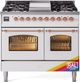 Ilve® Nostalgie II Series 40" Custom RAL Color Pro Style Dual Fuel Range-0