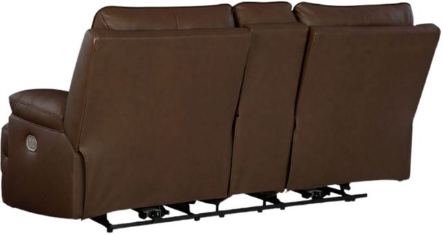 Signature Design by Ashley® VonRyan Tobacco Power Reclining Loveseat with Adjustable Headrest-1