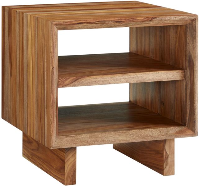 Signature Design by Ashley® Dressonni Brown Square End Table