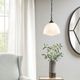 Olliix by Martha Stewart Lyon Black/White Pendant-3