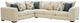 Albany Industries 2-Piece Nolte Porcelain Sectional-0