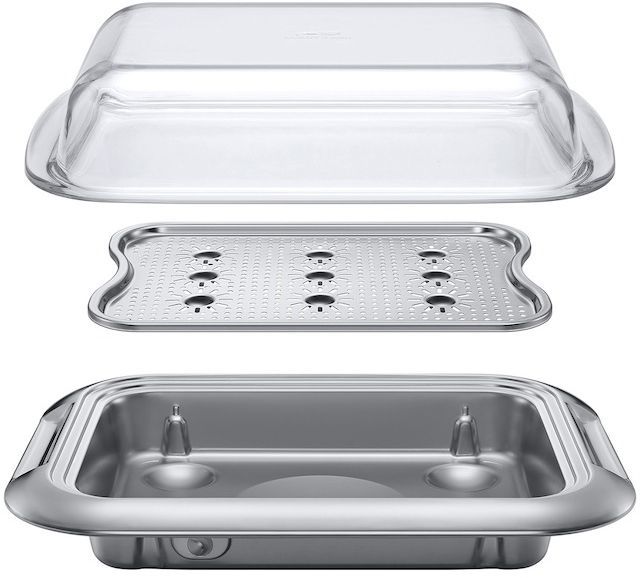 Samsung Stainless Steel Steam Cook Plus Tray-1