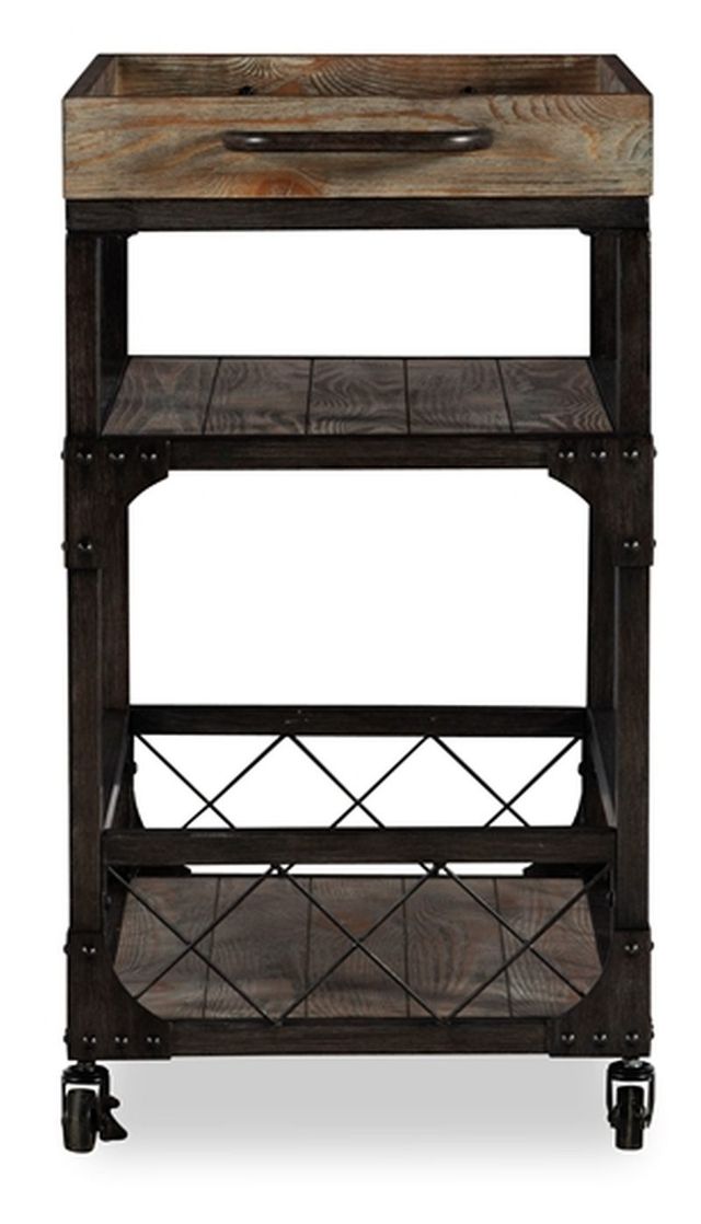 Powell® Collin Driftwood Bar Cart-3