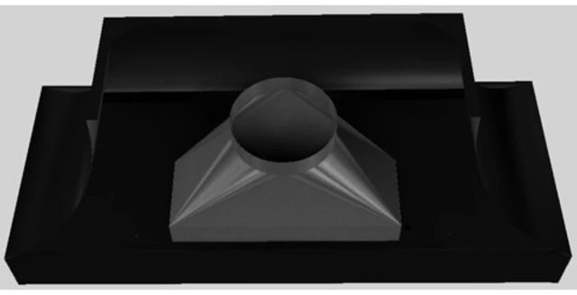 Vent-A-Hood® Designer Series 60" Black Wall Mounted Range Hood-2