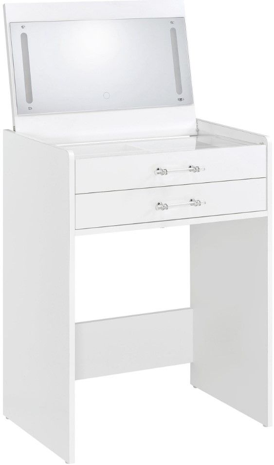 Coaster® Danbury 2-Piece White High Gloss Vanity Set-1