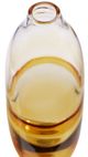 A & B Home Clear/Yellow 14" Vase-1