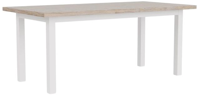 Riverside Furniture Rosalie Hemlock Top Dining Table with White Caps Base-0