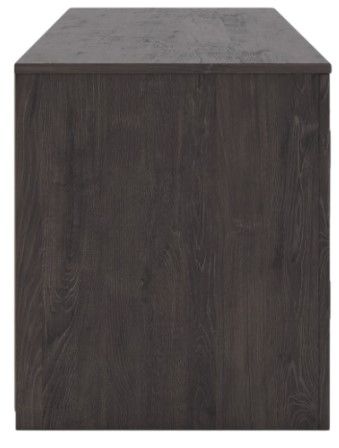 Signature Design by Ashley® Cayboni Black 71" TV Stand with Electric Fireplace-2