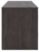Signature Design by Ashley® Cayboni Black 71" TV Stand with Electric Fireplace-2