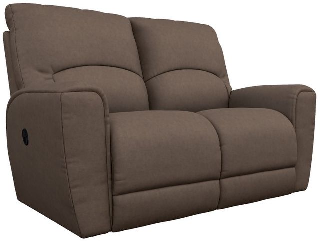 La-Z-Boy® Cassian Mocha Manual Reclining Loveseat-0