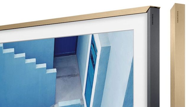Samsung The Frame 75" Beige Customizable Bezel-1