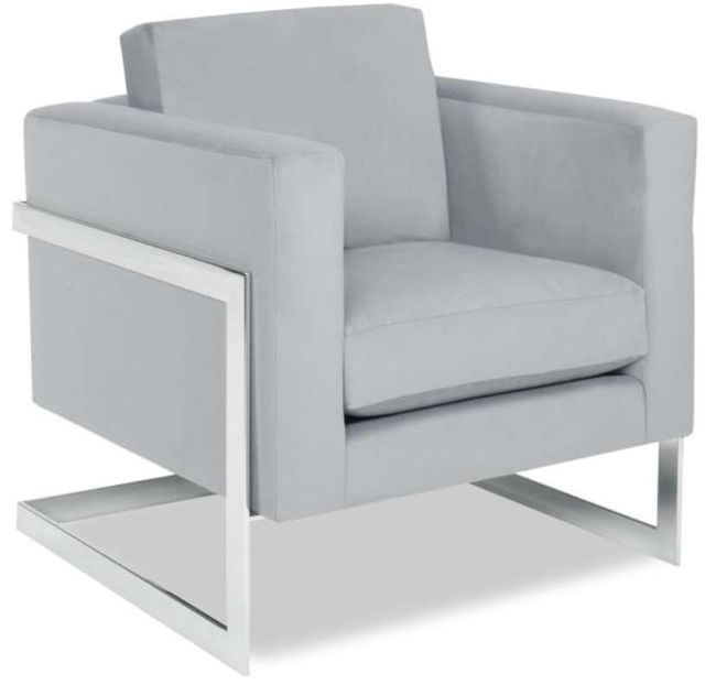 Parker Southern Elijah King Steel Gray/Stainless Steel Chair-0