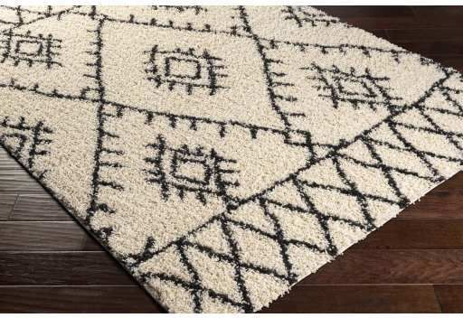 Surya Beni Shag Beige 8'x11' Area Rug-4
