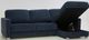 Luonto® Furniture Hampton 2-Piece Blue Right-Arm Facing Queen Sofa Sleeper Sectional and Chaise-1
