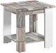 Mazin Furniture Brooke Rustic Gray/White End Table-0