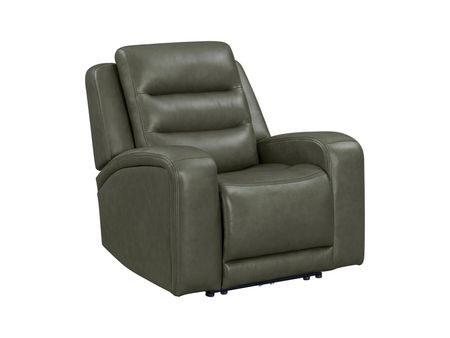 Verde Power Leather Recliner