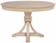 John Thomas Furniture® Customizable Select Sienna Round Solid Dining Table with 36" Flair Pedestal Base-0