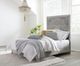 Modus Furniture Boho Chic Washed White Queen Carved Platform Bed-1