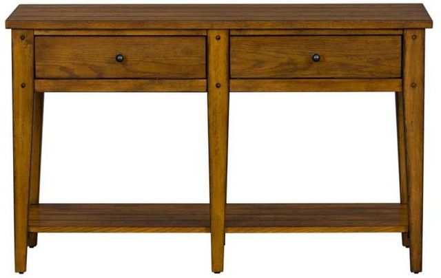 Liberty Furniture Lake House Oak Sofa Table-2