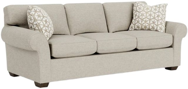 Flexsteel® Customizable Vail Three-Cushion Sofa with Throw Pillows-3