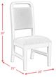 Elements International Ridgemont Black/Gray Dining Side Chair-2