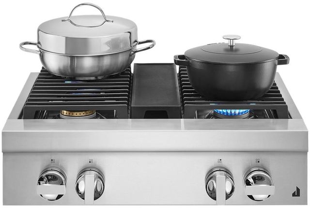 JennAir® NOIR™ 30" Stainless Steel Natural Gas Rangetop-1
