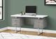 Monarch Specialties Inc. Grey/White Computer Desk-0