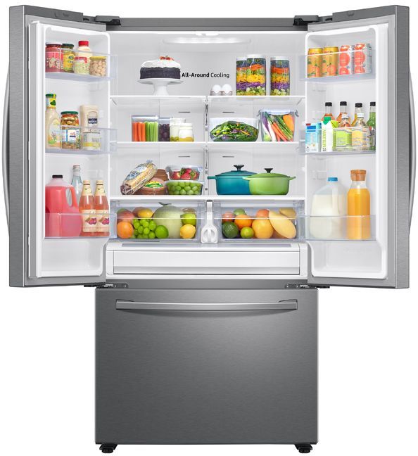 Samsung 28.2 Cu. Ft. Fingerprint Resistant Stainless Steel Standard Depth French Door Refrigerator-3