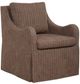 Uttermost® Luisa Pinstripe Swivel Chair-0
