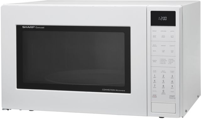 Sharp® 1.5 Cu. Ft. White Countertop Microwave-3