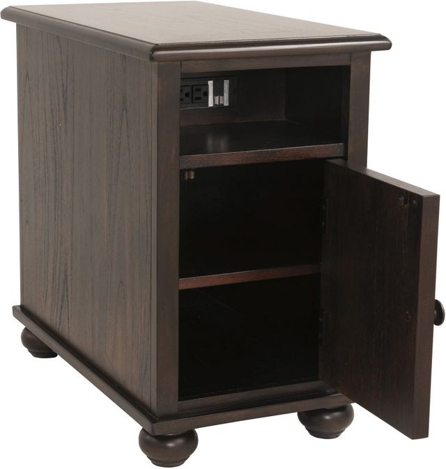 Signature Design by Ashley® Barilanni Dark Brown Chair Side End Table-4