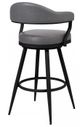 Armen Living Justin Vintage Gray 26" Counter Stool-1