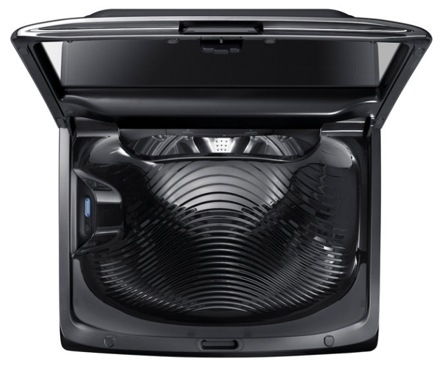 Samsung 5.4 Cu. Ft. Fingerprint Resistant Black Stainless Steel Top Load Washer-2