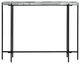 Crestview Collection Dublin Gray/Green Console Table with Black Base-2