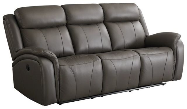 Signature Design by Ashley® Chasewood Dark Gray Power Reclining Sofa-0