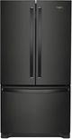Réfrigérateur à portes françaises de 36 po à profondeur comptoir Whirlpool® de 20.0 pi³ - Noir-0