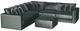 Jackson Furniture Remington 6-Piece Pine L-Shape Sectional with Ottoman-0