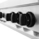 ZLINE Autograph Edition 48" Stainless Steel Gas Rangetop with 8 Burners, Porcelain Cooktop and Matte Black Accents -3