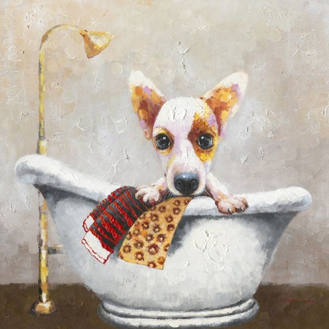 YHD Bath Time I Wall Art-0