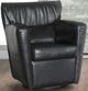Via Furniture Cup Black Swivel Rocker Armchair-0
