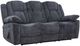 Primo™ International Anakin Dark Grey Manual Reclining Sofa with Lever-0