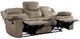 Mazin Furniture Bastrop Brown Fabric Double Reclining Sofa-2