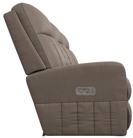 La-Z-Boy® Finley Stone Leather Power Wall Reclining Sofa with Headrest-3