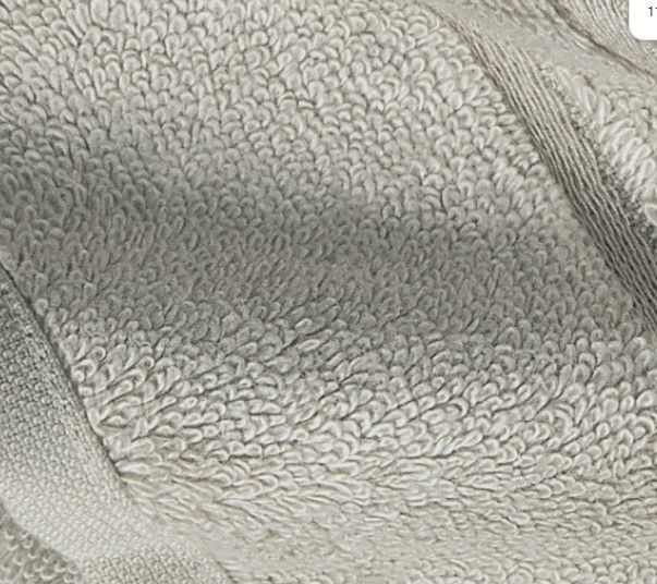 Cariloha Harbor Gray Viscose and Turkish Cotton Blend Hand Towel-1