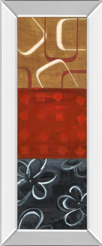 Classy Art Euclidean Space Il by Tava Luv Mirror Framed Wall Art-0