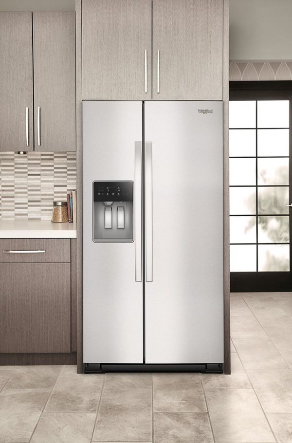 Whirlpool 36 in. 28.7 Cu. Ft. Fingerprint Resistant Stainless Steel Side-by-Side Refrigerator